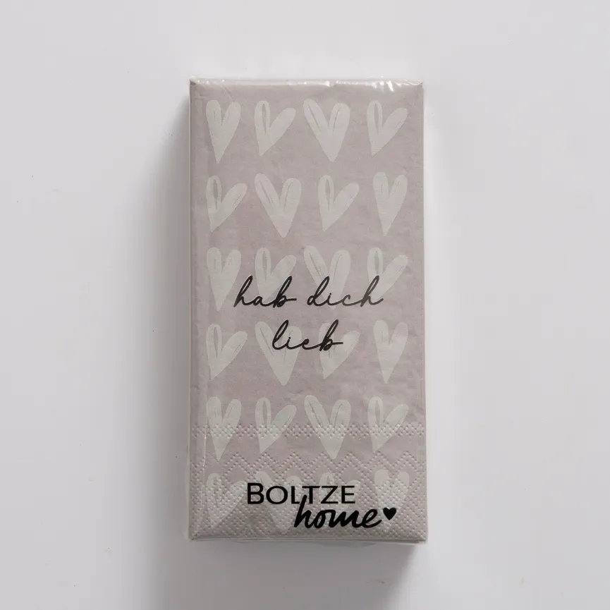 Bistroservietten "Lieb" milieu