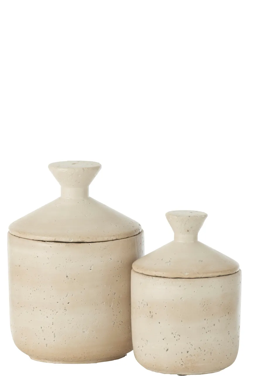 Vorratstopf "Olina" creme detail