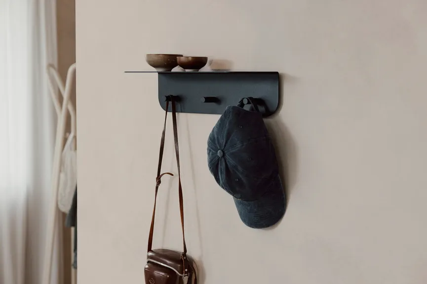 Wandgarderobe detail