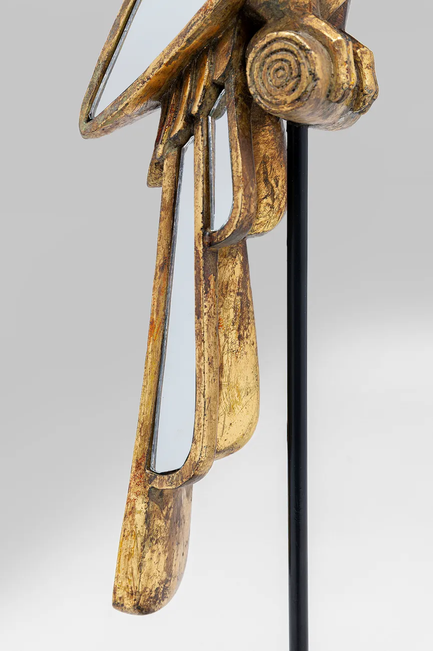 Dekospiegel "Mirrored Parrot" detail