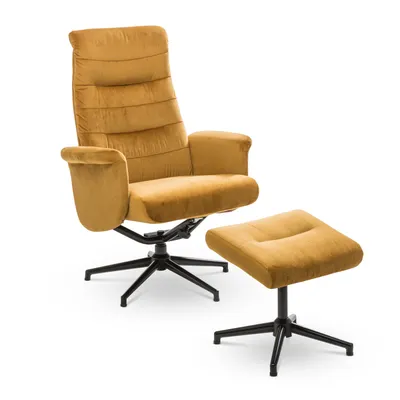 Sessel mit Hocker