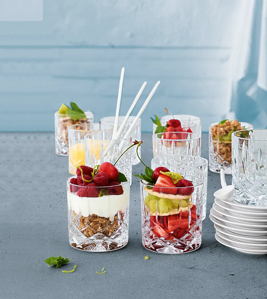 Trinkbecher "Noblesse" 4er-Set milieu