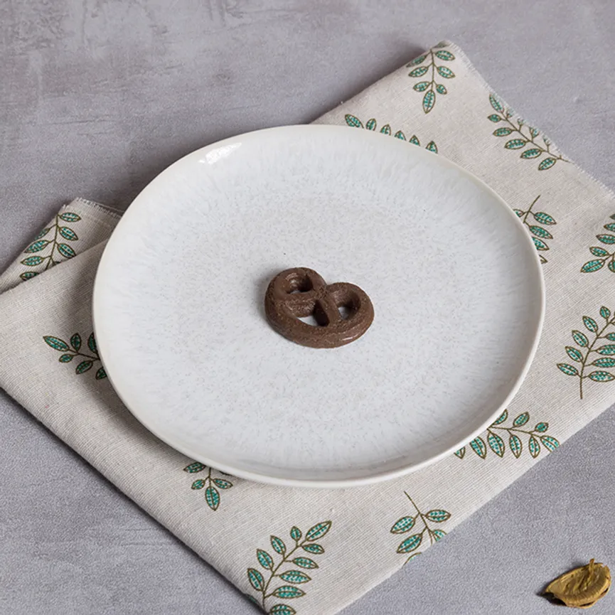 Speiseteller "Antonia" creme milieu