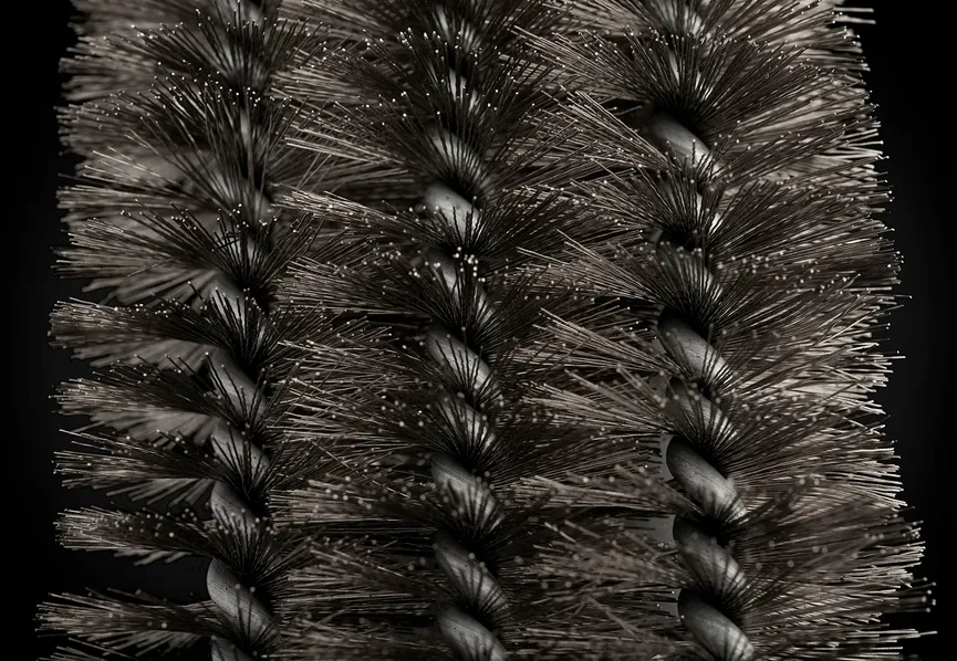 Edelstahl Grillbürste detail