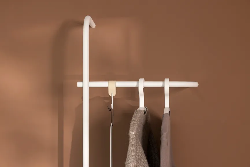 Wandgarderobe detail