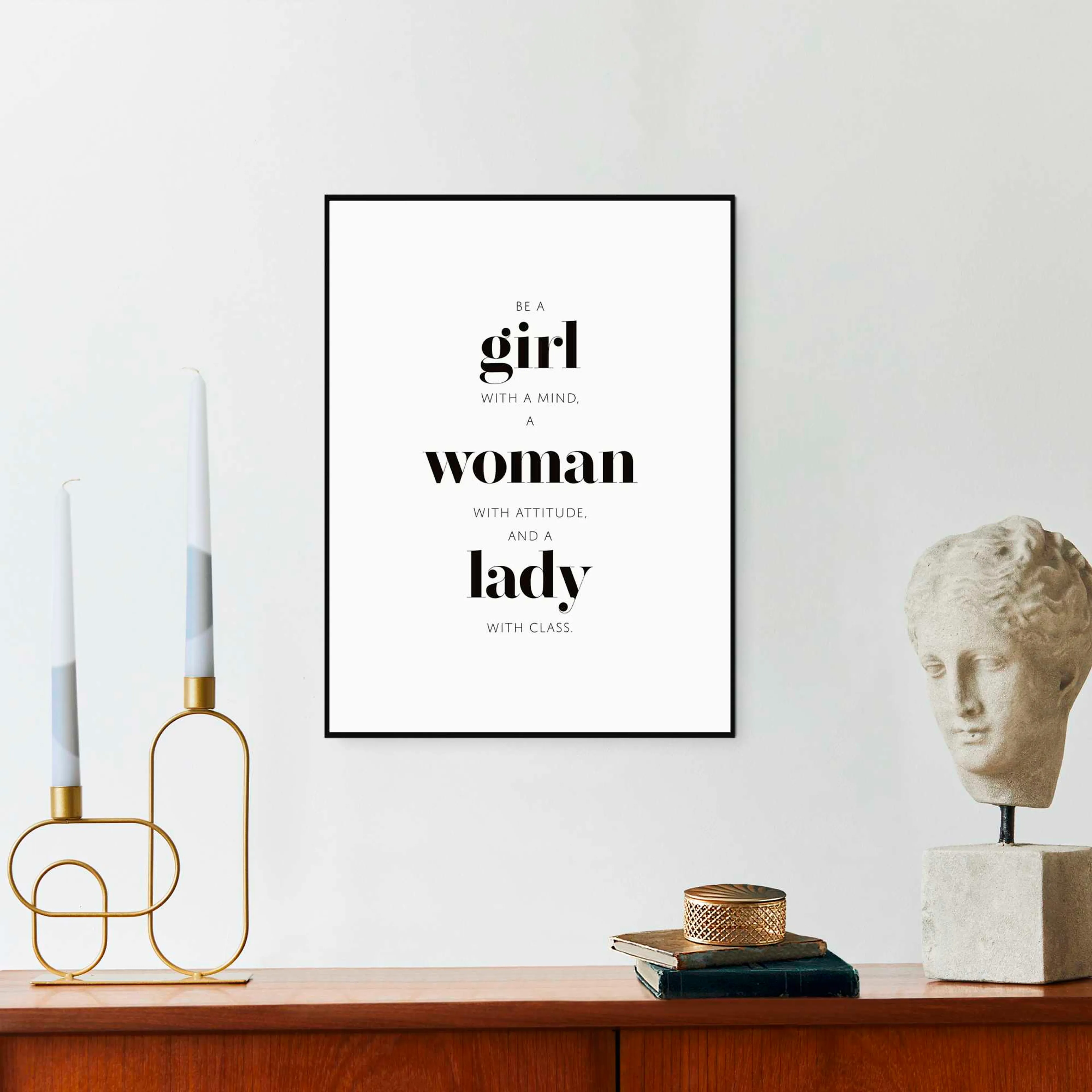Wandbild 30 x 40 cm Classy