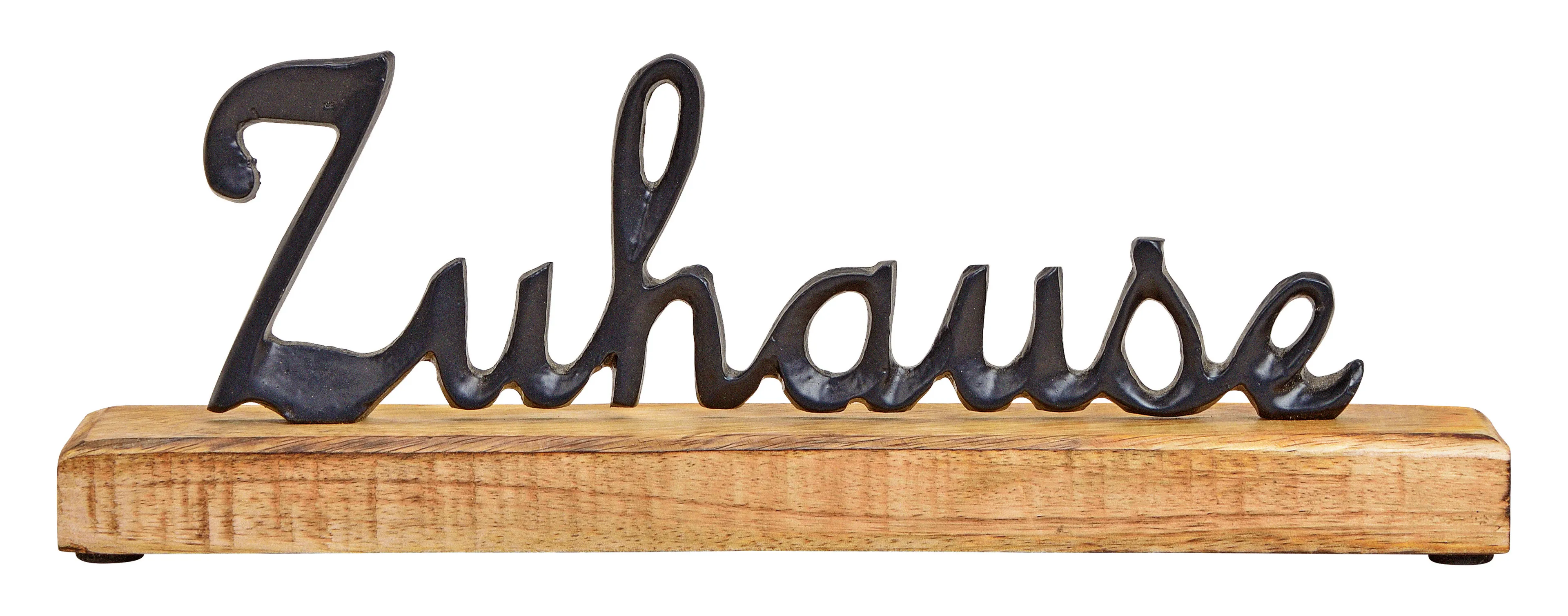 Deko-Objekt Schriftzug - Zuhause 30 cm