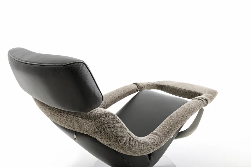 Sessel Yoko-3 DT nickel detail