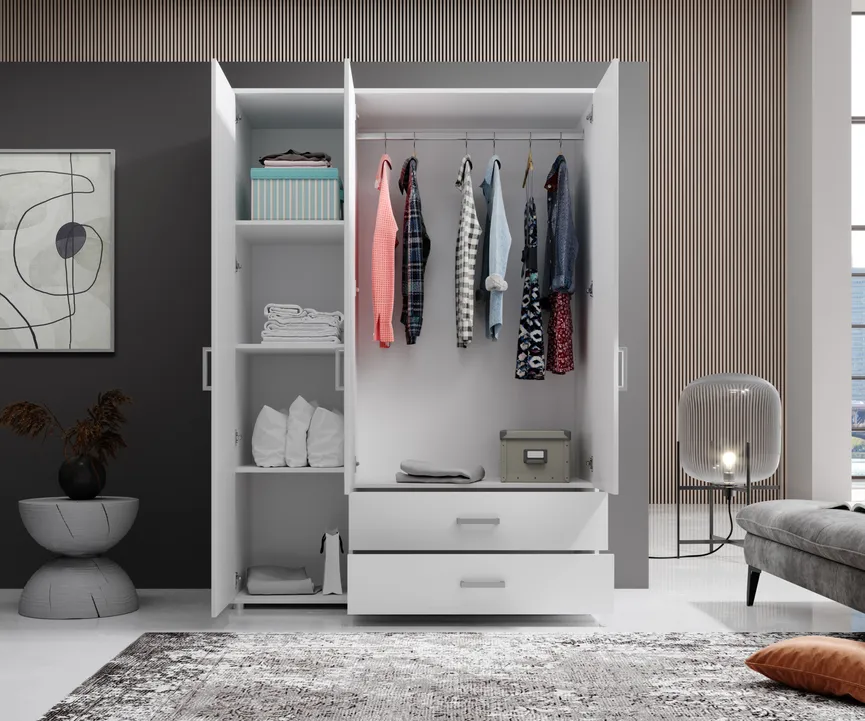 Drehtürenschrank 3-trg. detail