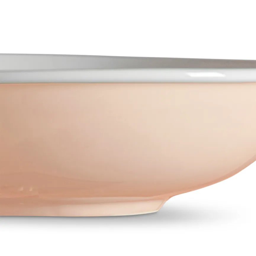 Suppenteller "Basic" hellpink detail