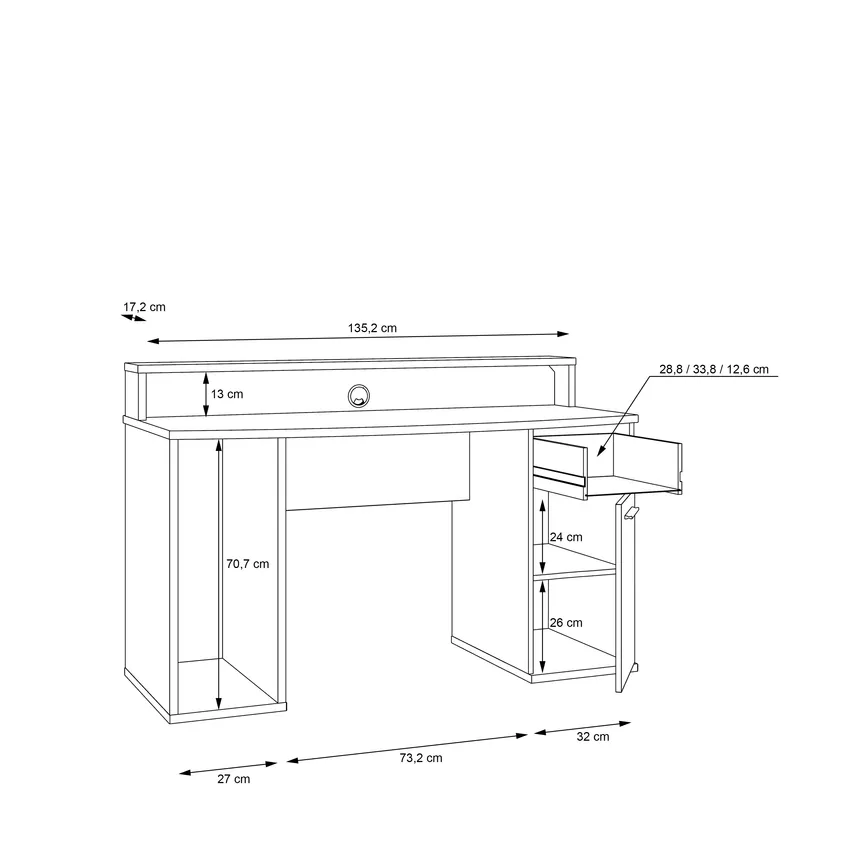 Schreibtisch Ayo detail