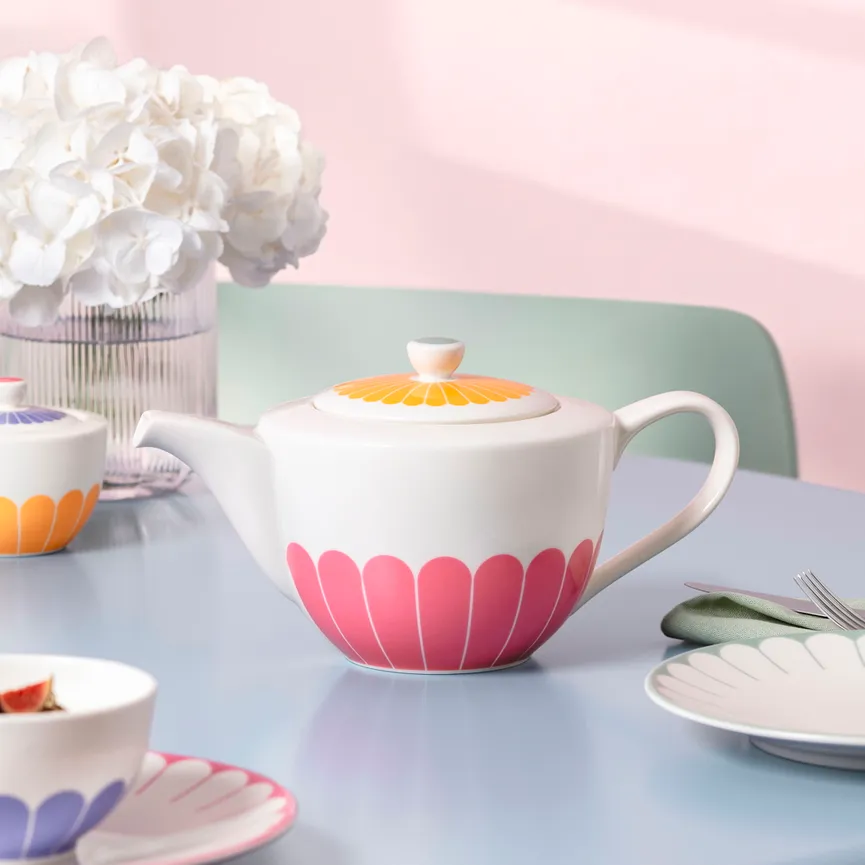 Teekanne "Fleur" 1,2 Liter milieu