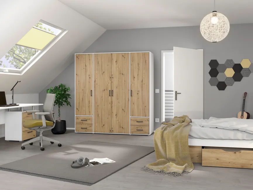 Drehtürenschrank 4-trg. milieu