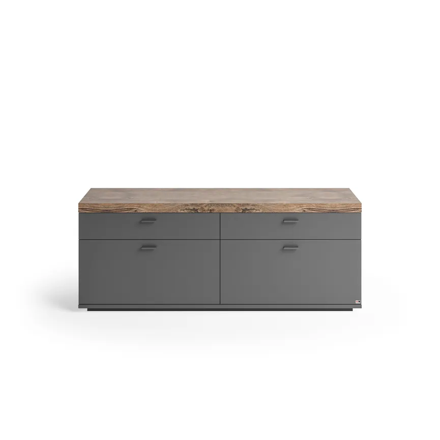 TV-Lowboard mit 4 Schubkästen milieu