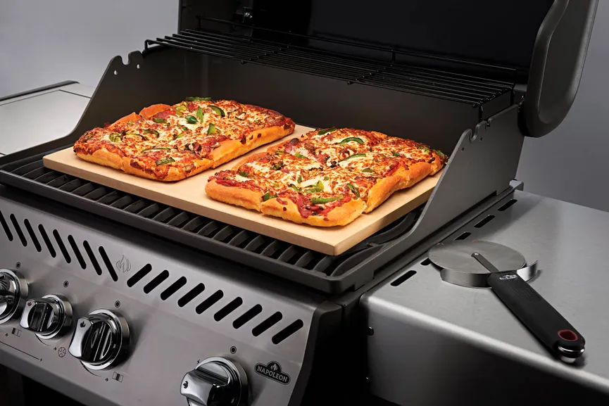 Rechteckiger Pizzastein milieu