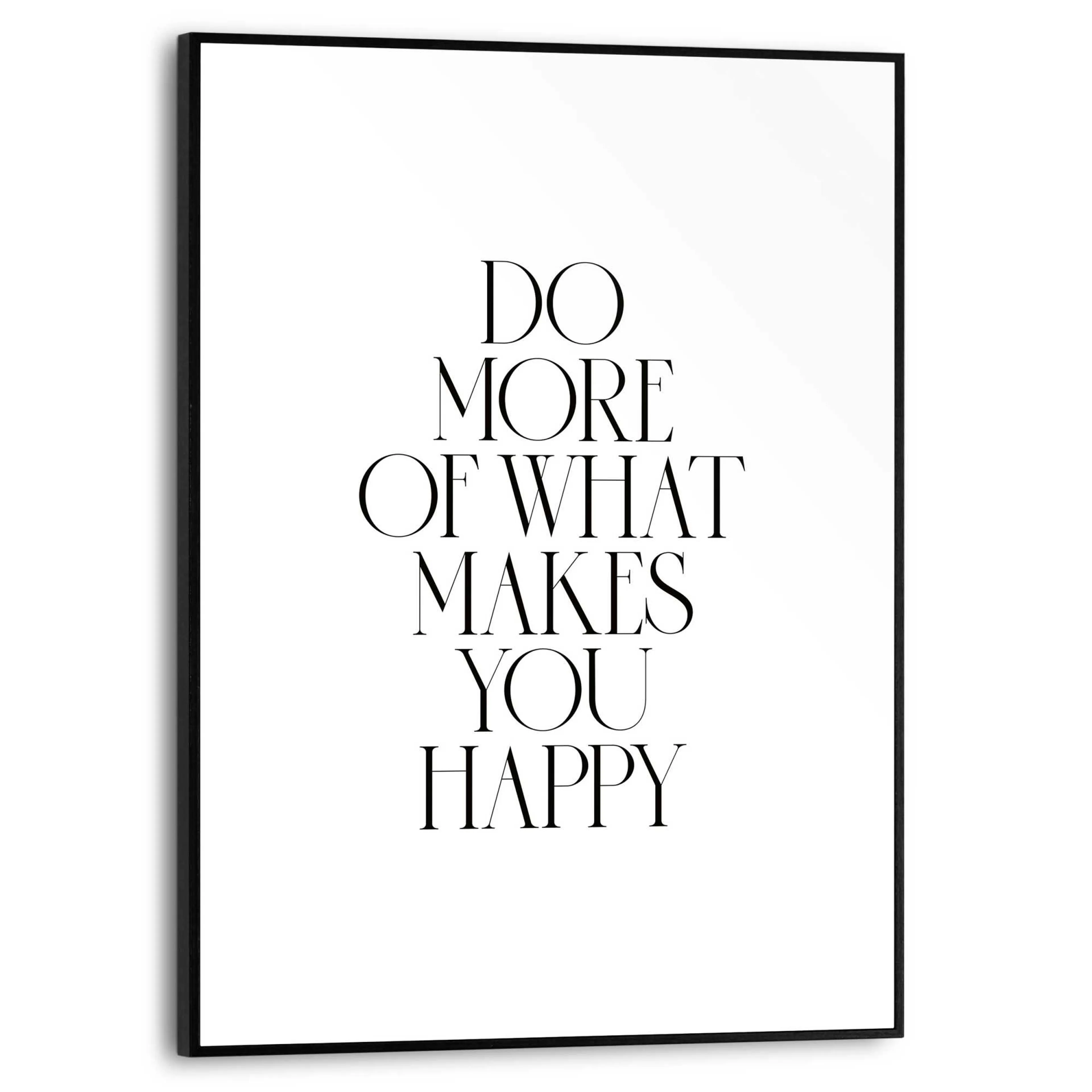 Wandbild 30 x 40 cm More Happiness