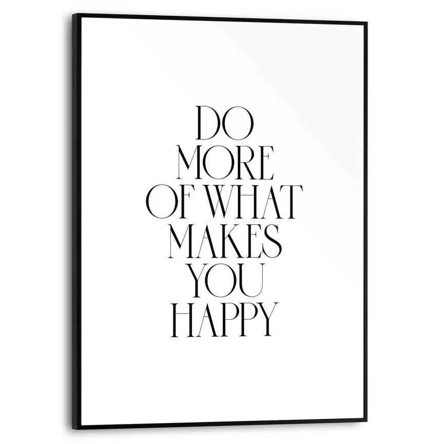 Bild gerahmt "More Happiness" hauptaufnahme