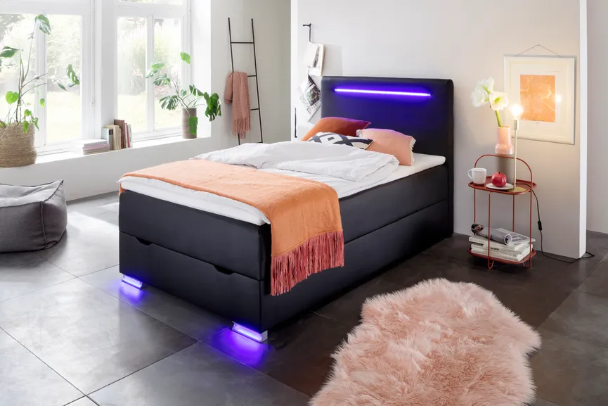 Boxspringbett 120x200 cm milieu