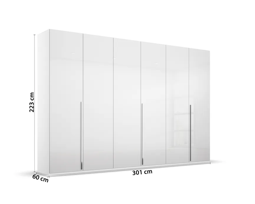 Drehtürenschrank 6-trg. detail