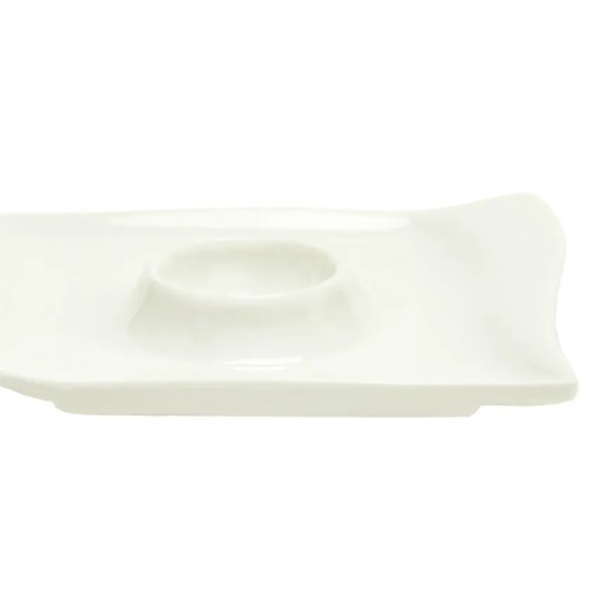 Eierbecher "Harmony" weiß detail