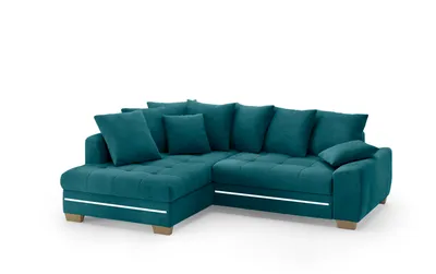 Ecksofa mit LED-Beleuchtung
