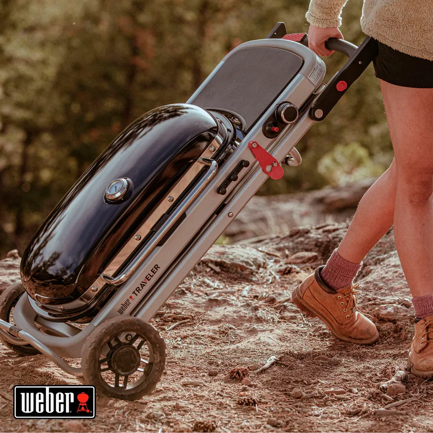 Weber Traveler Black detail