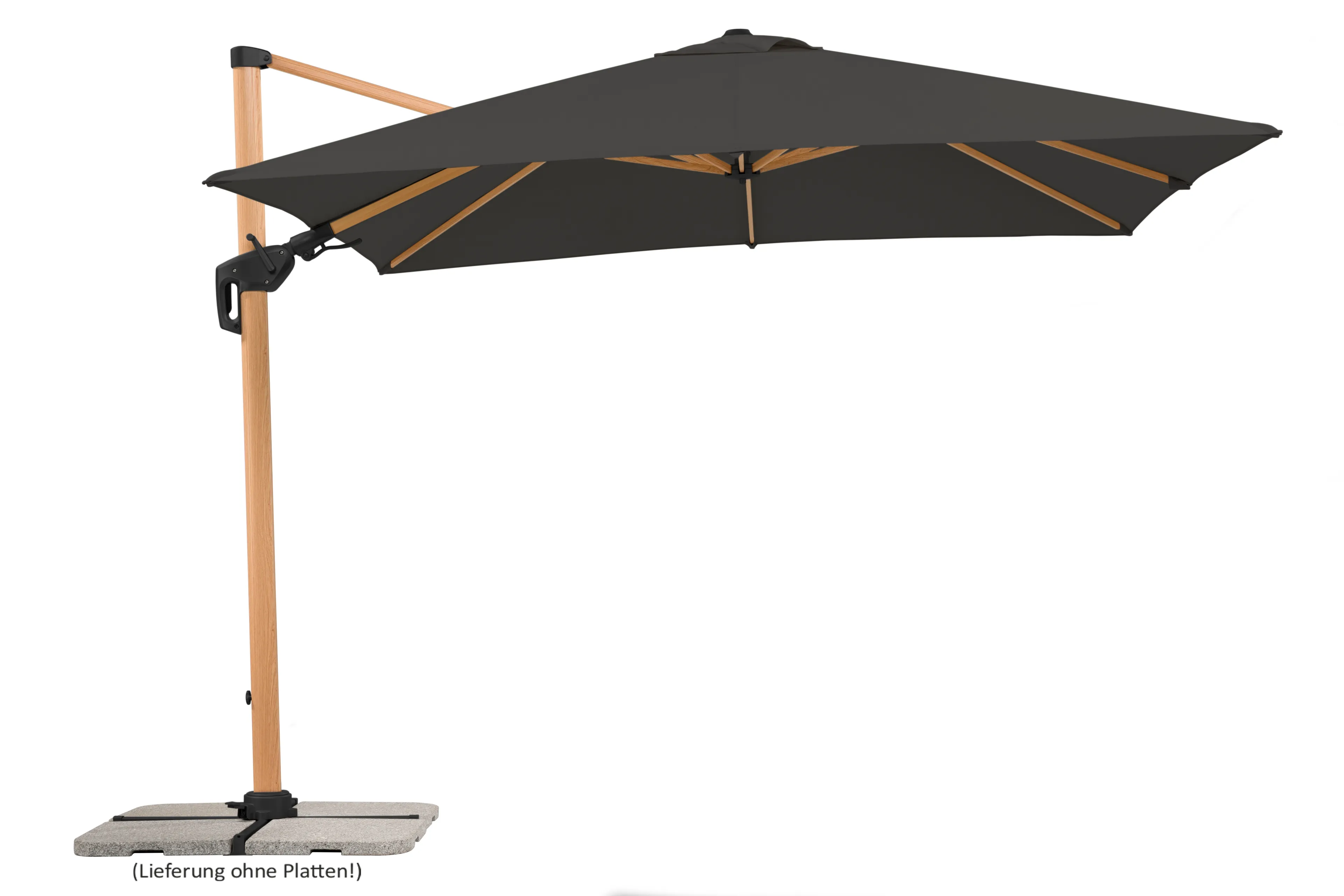Ampelschirm Rhodos Twist Woody 300x300cm