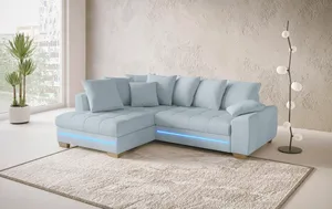 Ecksofa mit LED-Beleuchtung