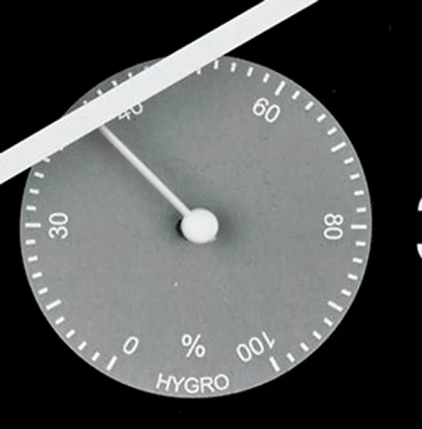 Funk-Wanduhr detail