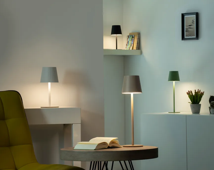 Akku-Tischleuchte "Euria" milieu