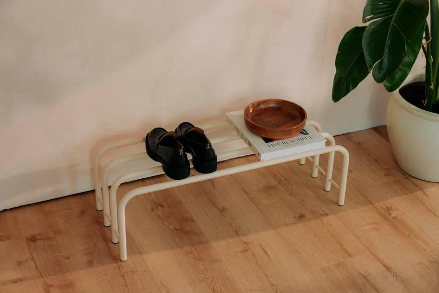 Schuhregal detail