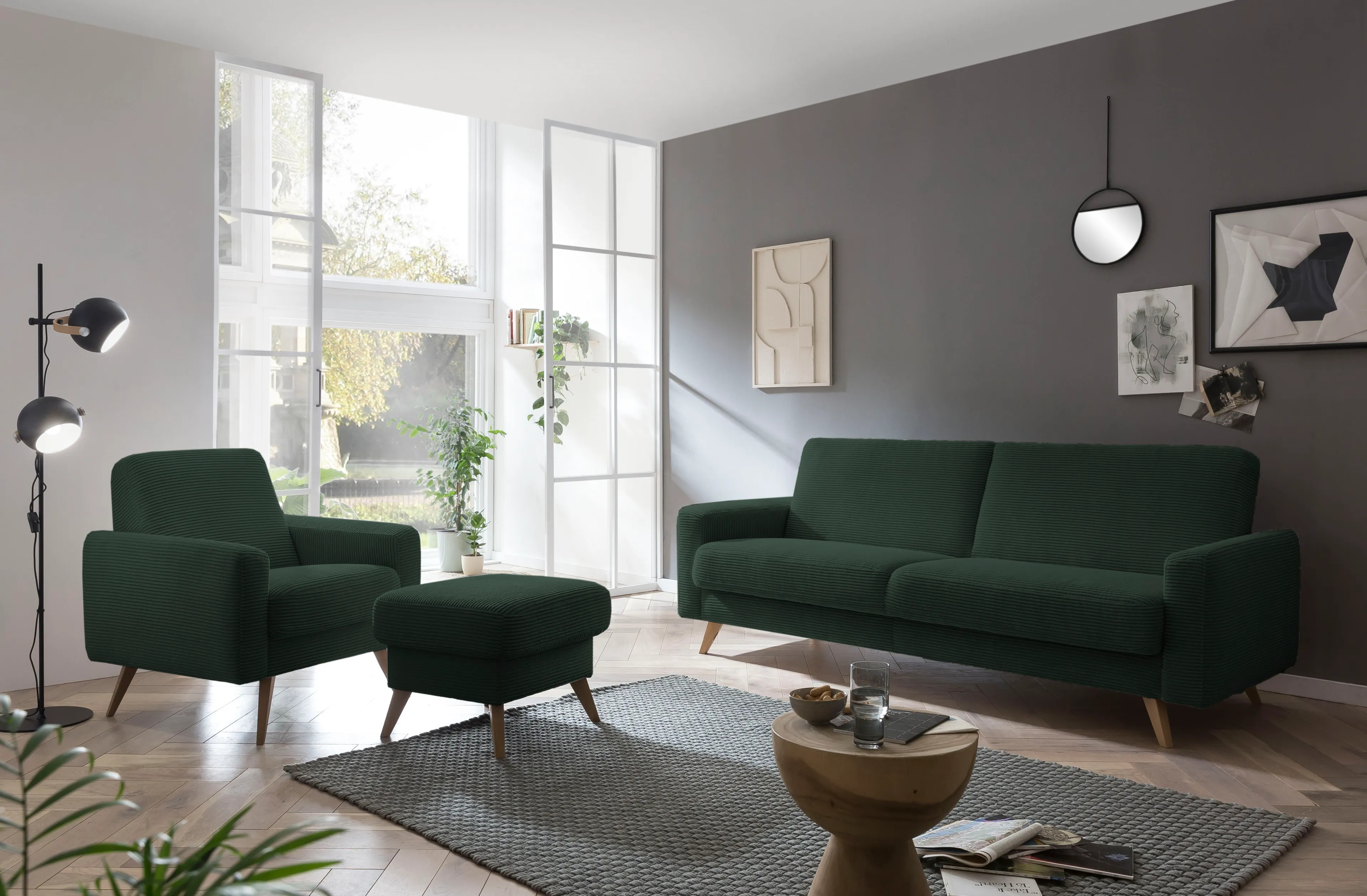 Grüne Sofas für Ihr Wohnzimmer günstig kaufen | SEGMÜLLER