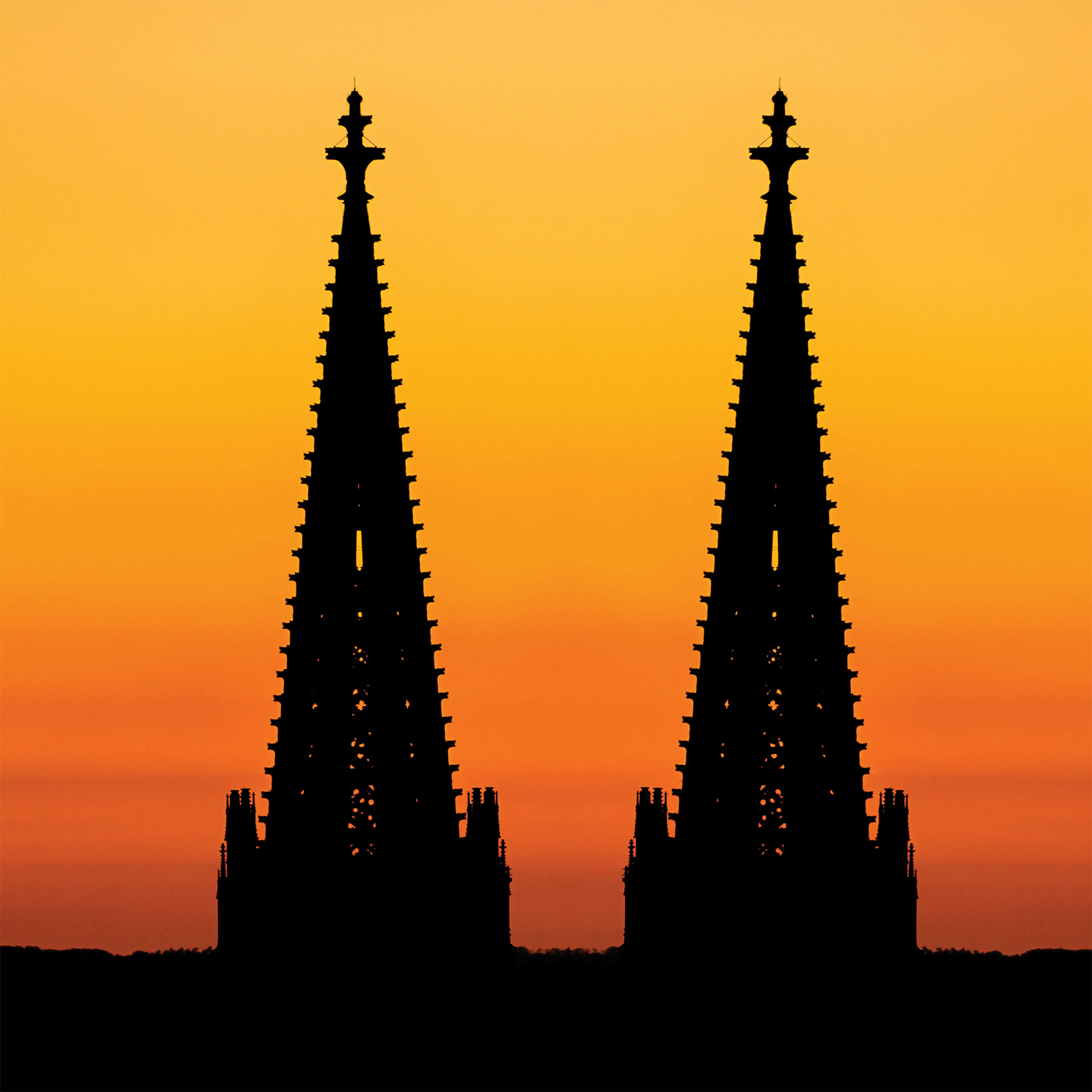 Wandbild 30 x 30 cm Cologne cathedral VI

