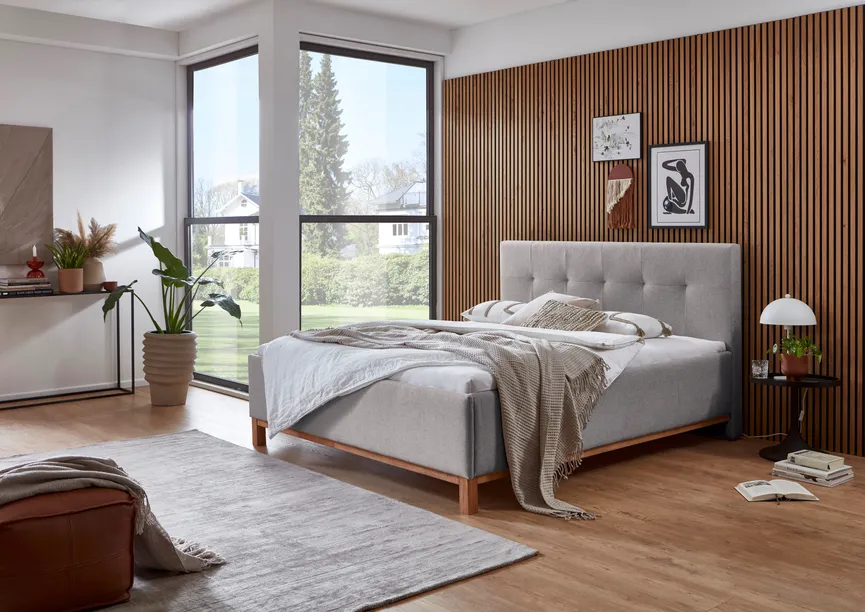 Polsterbett 180x200 milieu