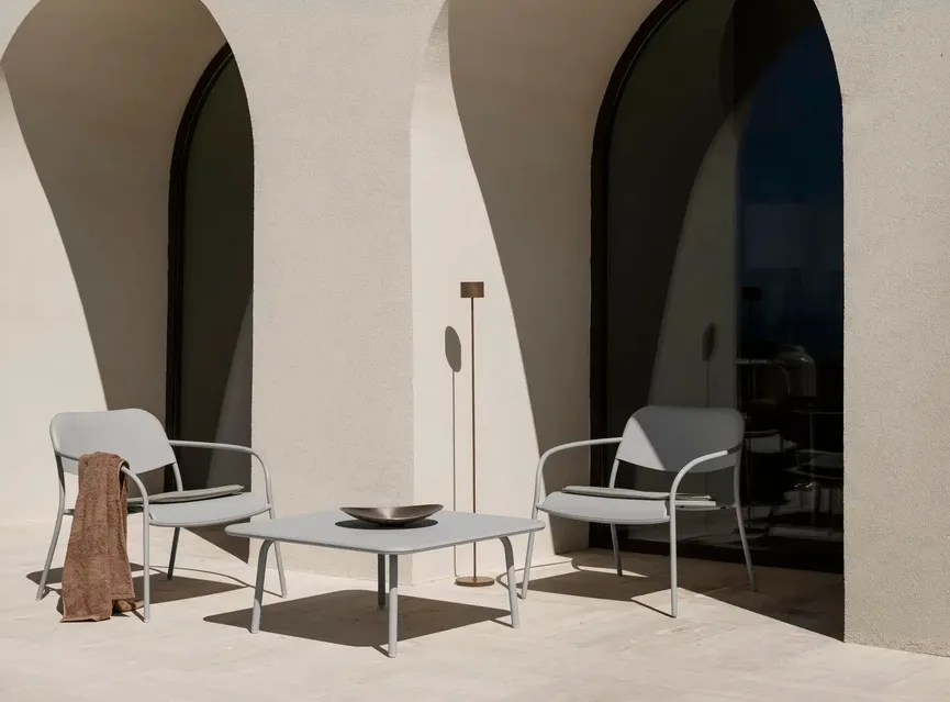 Loungetisch 80x80 milieu