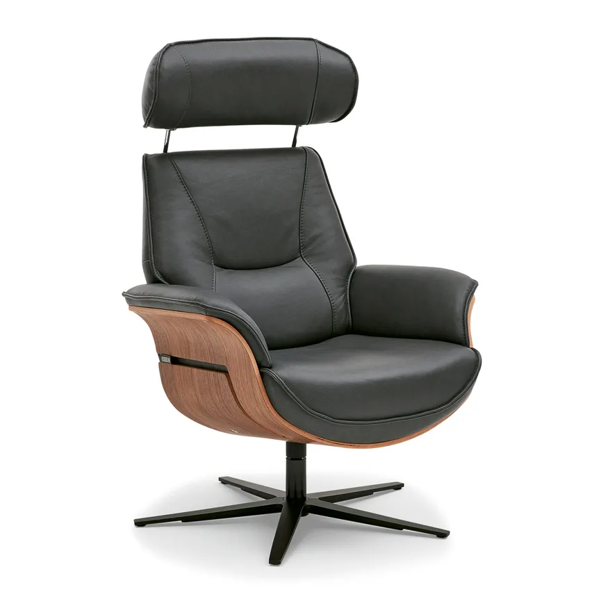 Relaxsessel Fuß schwarz detail