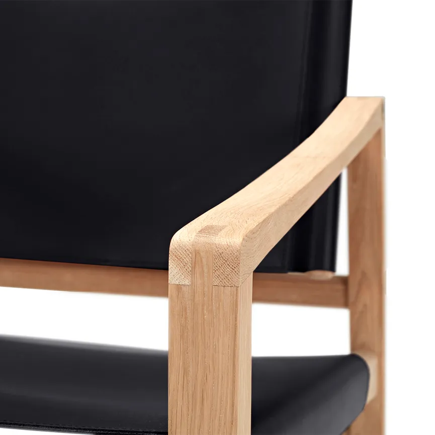 Sessel Eiche lackiert detail