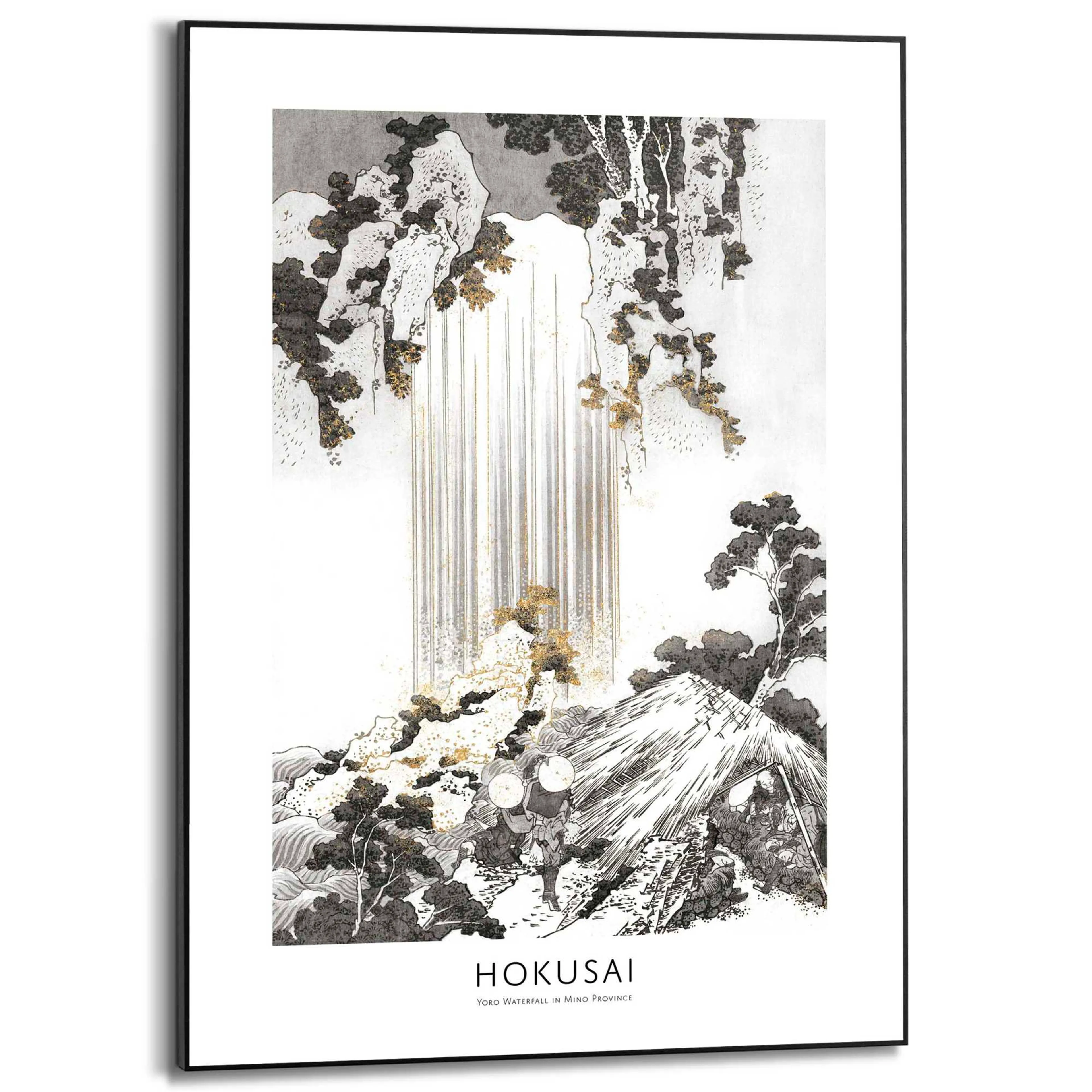 Wandbild 50 x 70 cm Hokusai Art