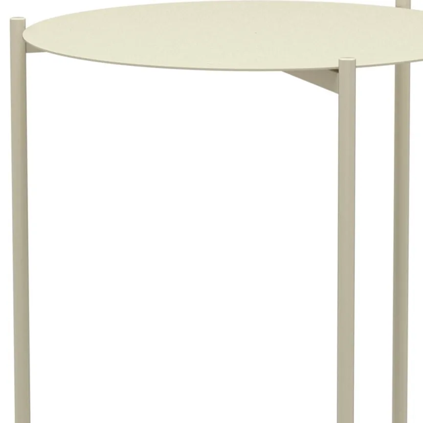 Kaffeetisch Ø46 cm creme material_farbe
