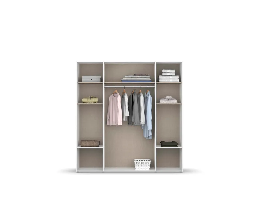 Drehtürenschrank 4-trg. detail