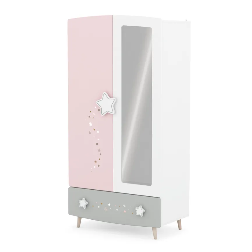 Kleiderschrank 2-trg. detail