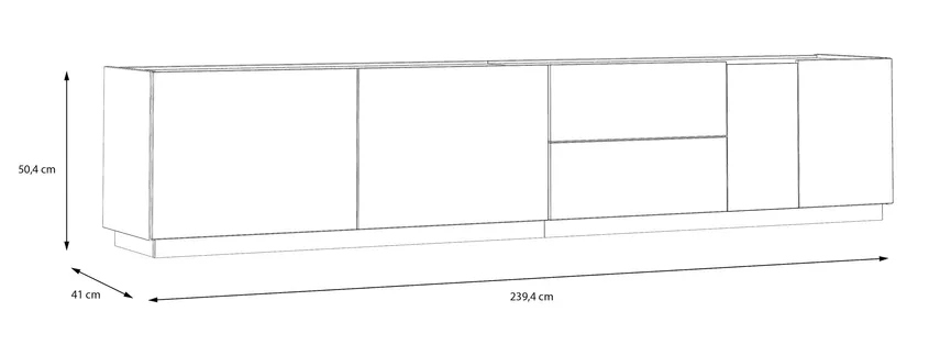 TV-Lowboard detail