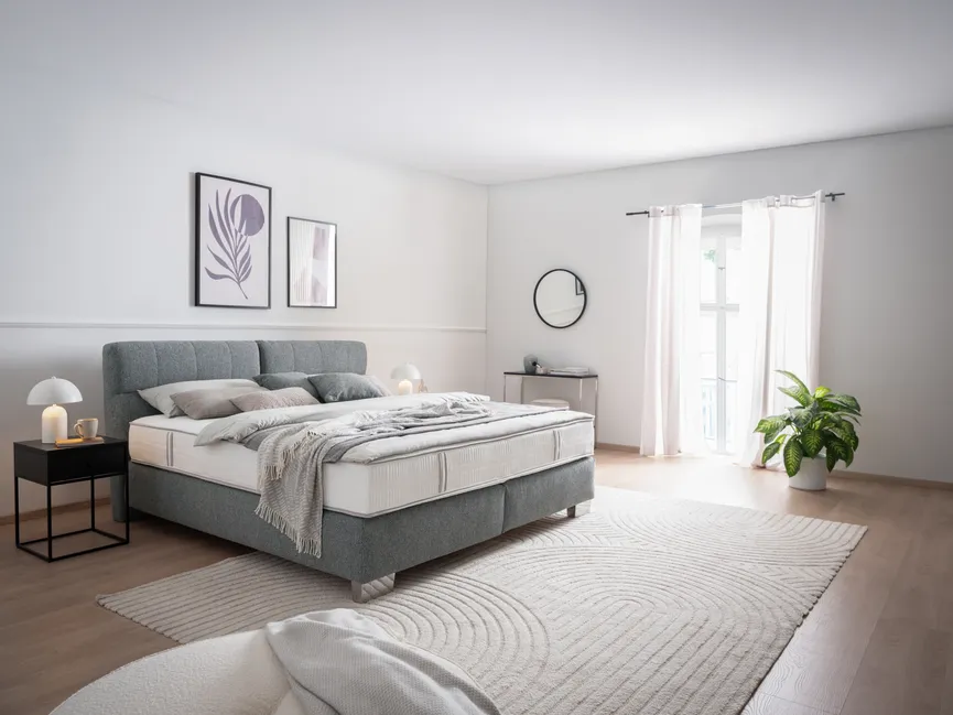 Boxspringbett, LF: 180x200 cm milieu