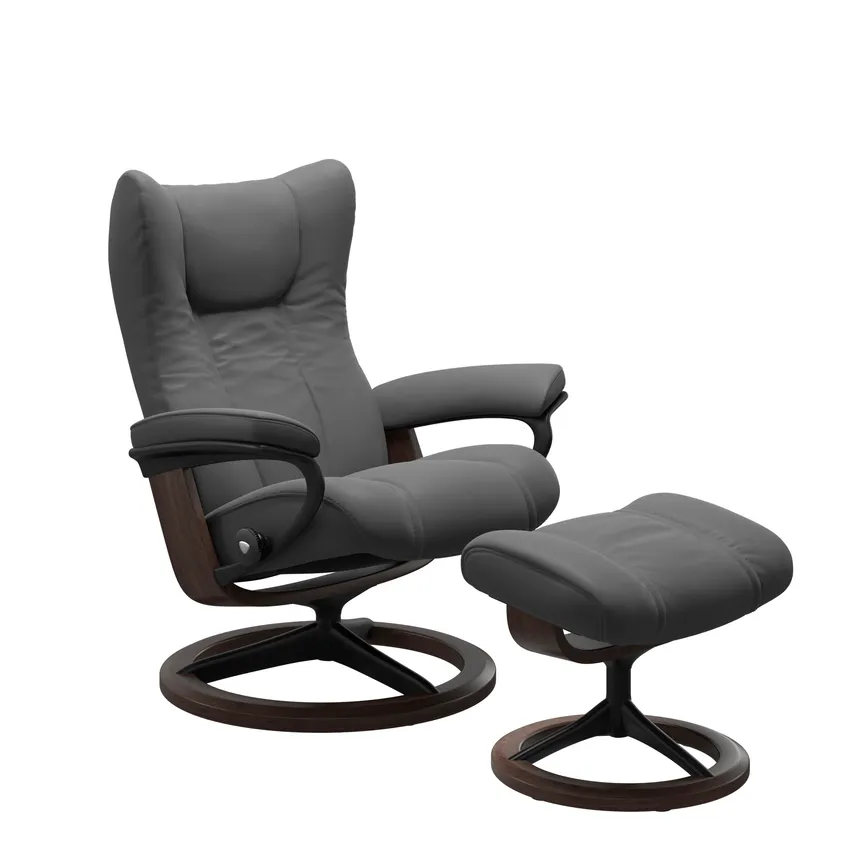 Signature S SW Sessel+Hocker hauptaufnahme