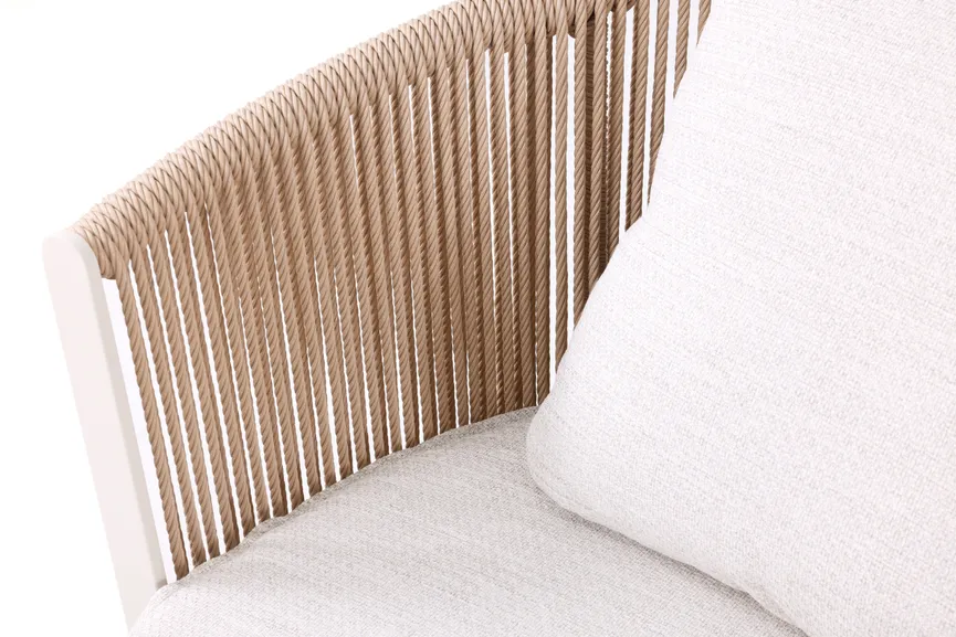 Sonnenliege Creme detail