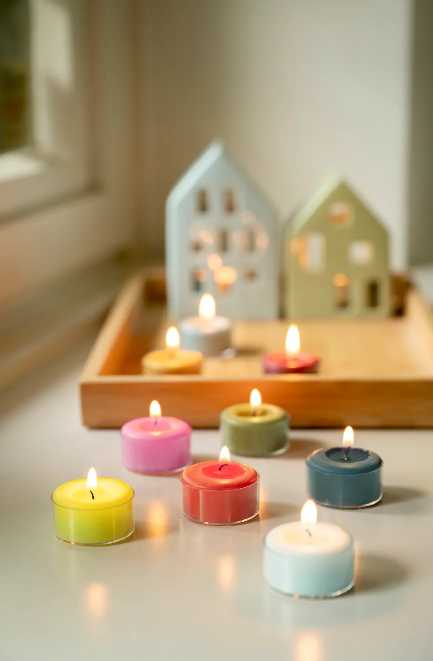 Teelicht "Sydney" 9er-Set milieu