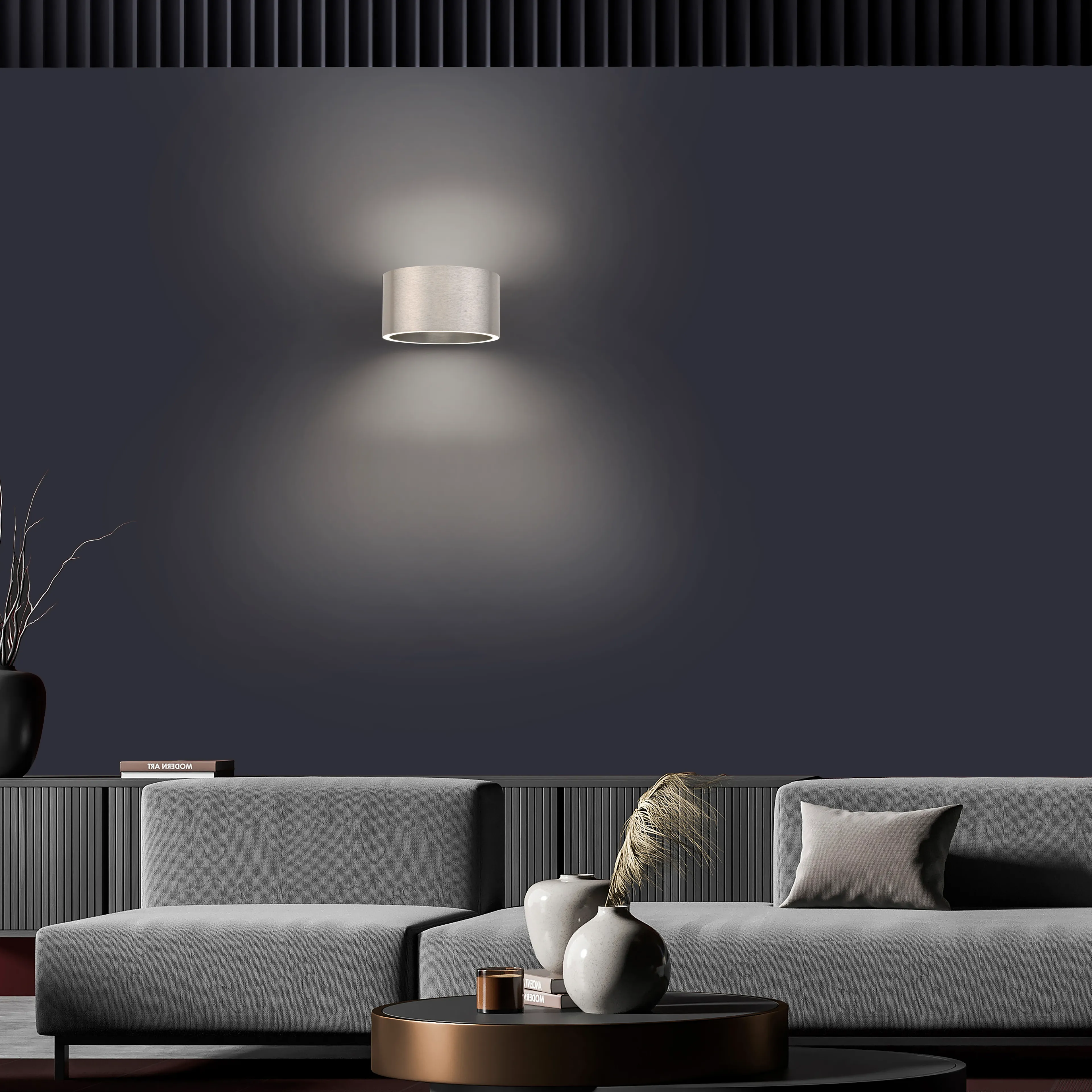 LED-Akkuwandleuchte Pure Clipse