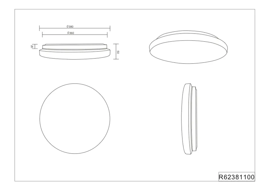 Deckenleuchte "Kira" detail