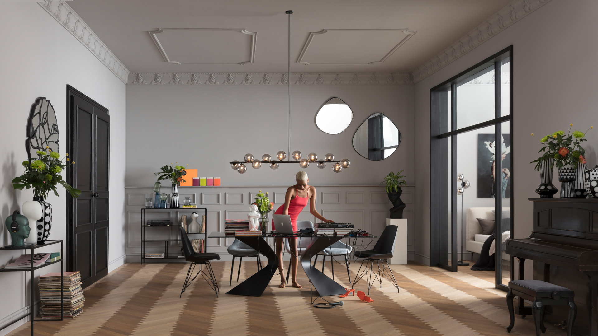 Spiegel "Pieces" milieu