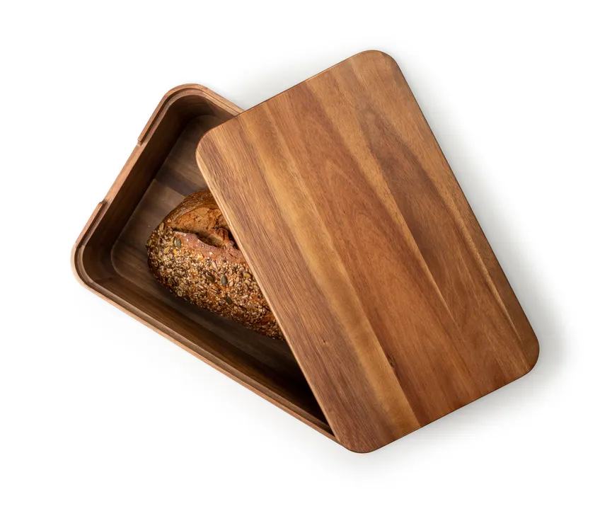 Brotkasten Akazie detail
